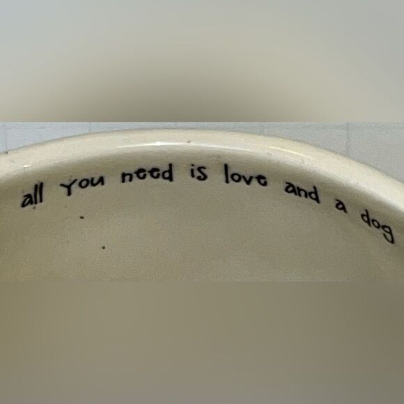 Natural Life Coffee Tea Mug - "All You Need Is Love and a Dog" - Picture 7 of 7
